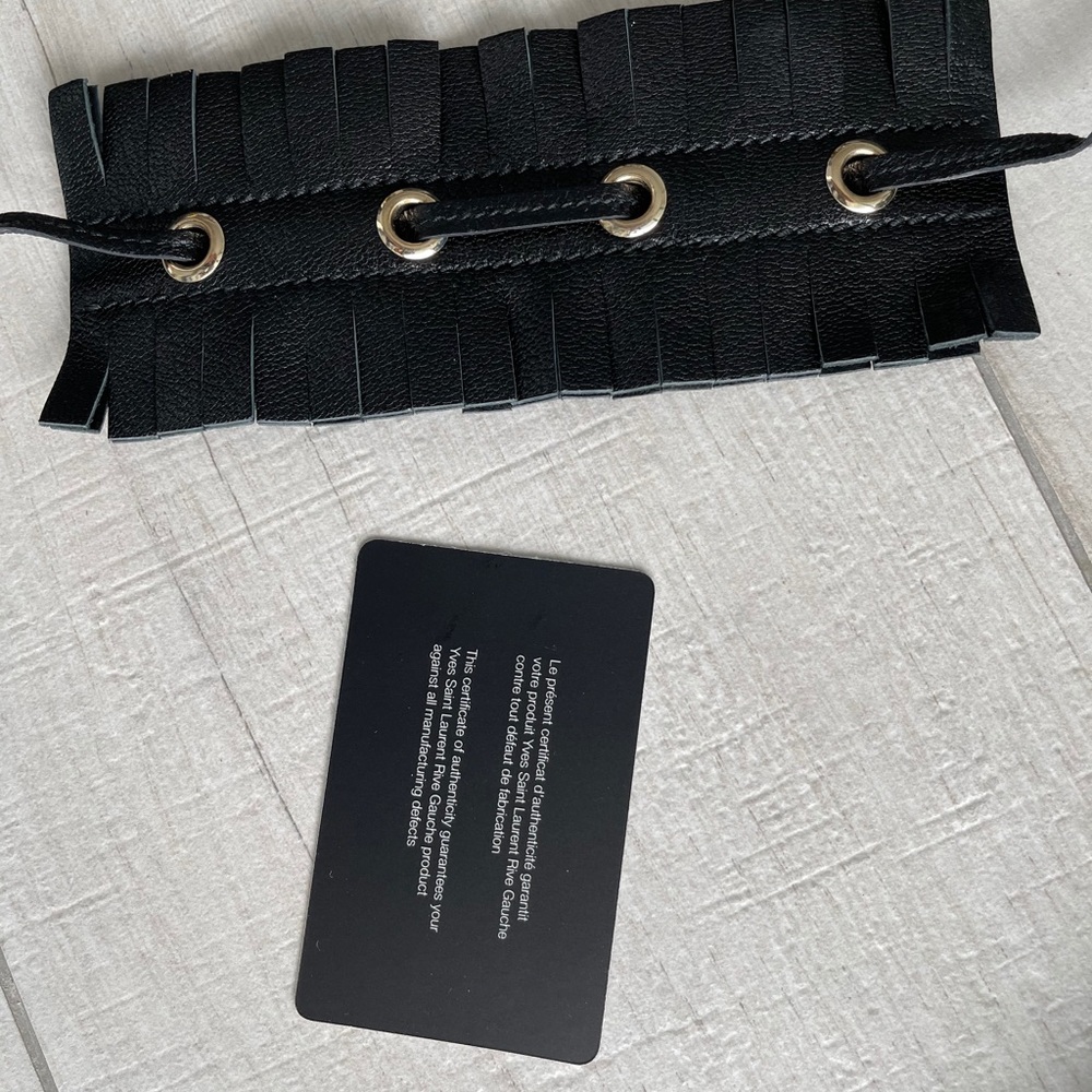 YSL leather wrap around bracelet - Picture 6 of 6